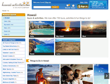 Tablet Screenshot of hawaiiactivities.com